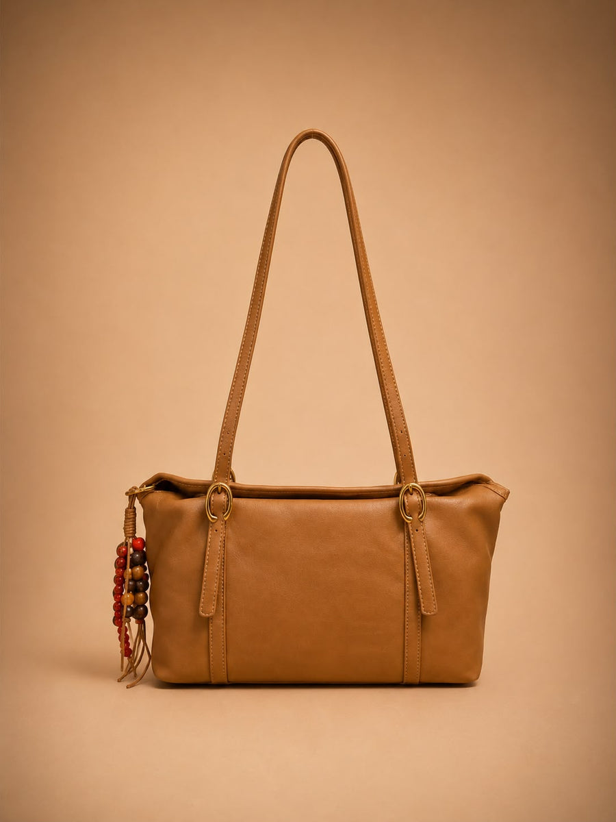 Brown Grace Hobo Bag