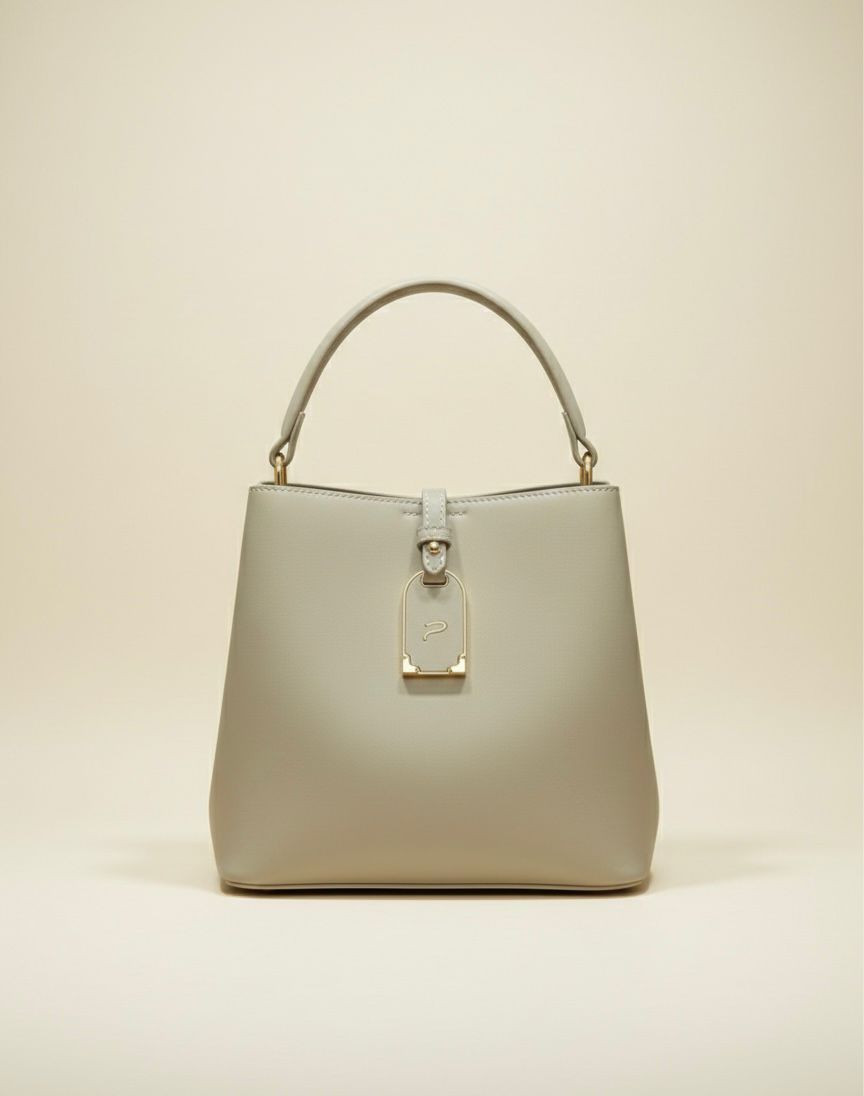 Almond Leaf Bucket Bag