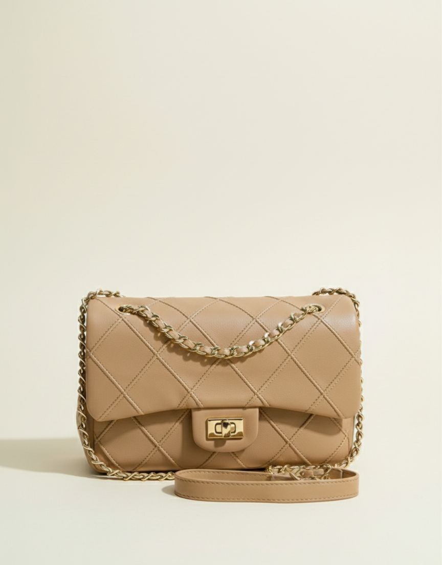 The Mocha Luxe Shoulder Bag