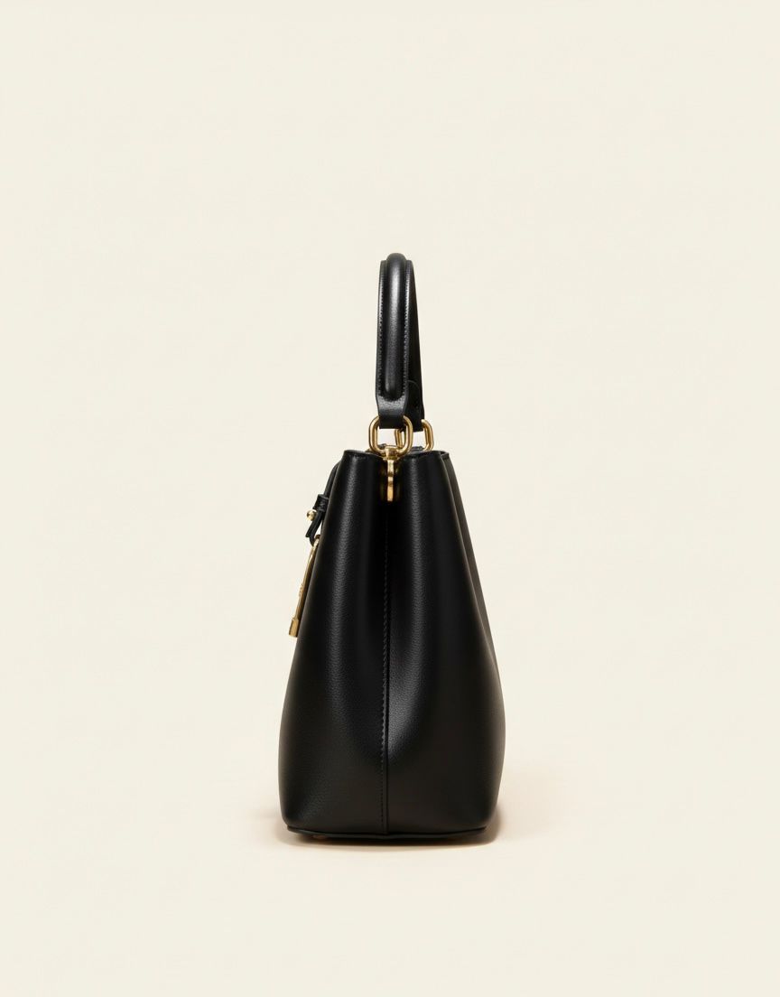 Night Black Bucket Bag