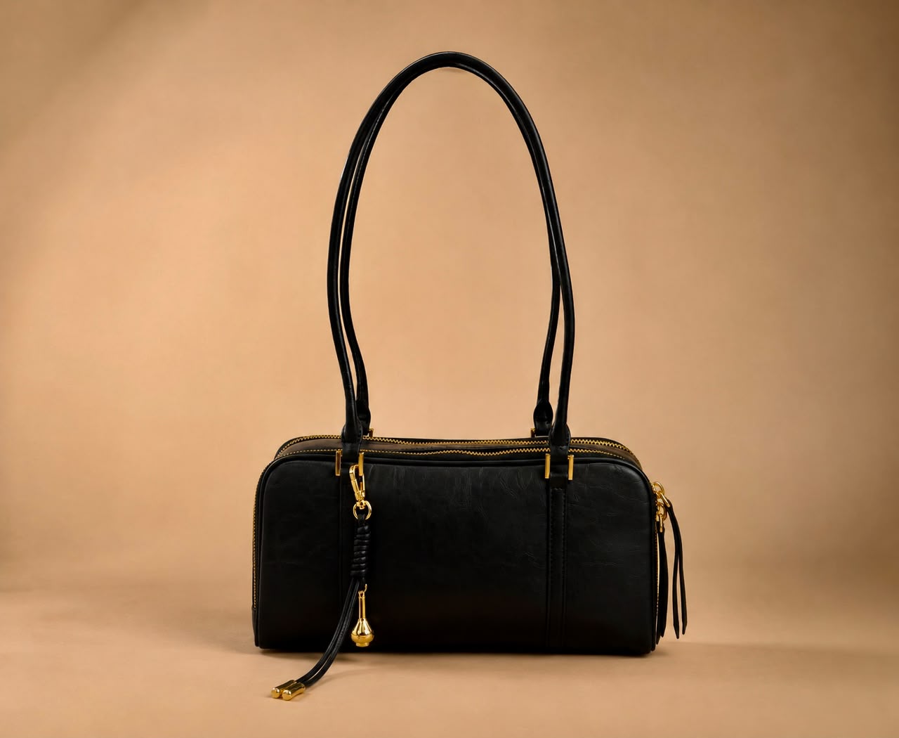 LIORAA Black Shoulder Bag