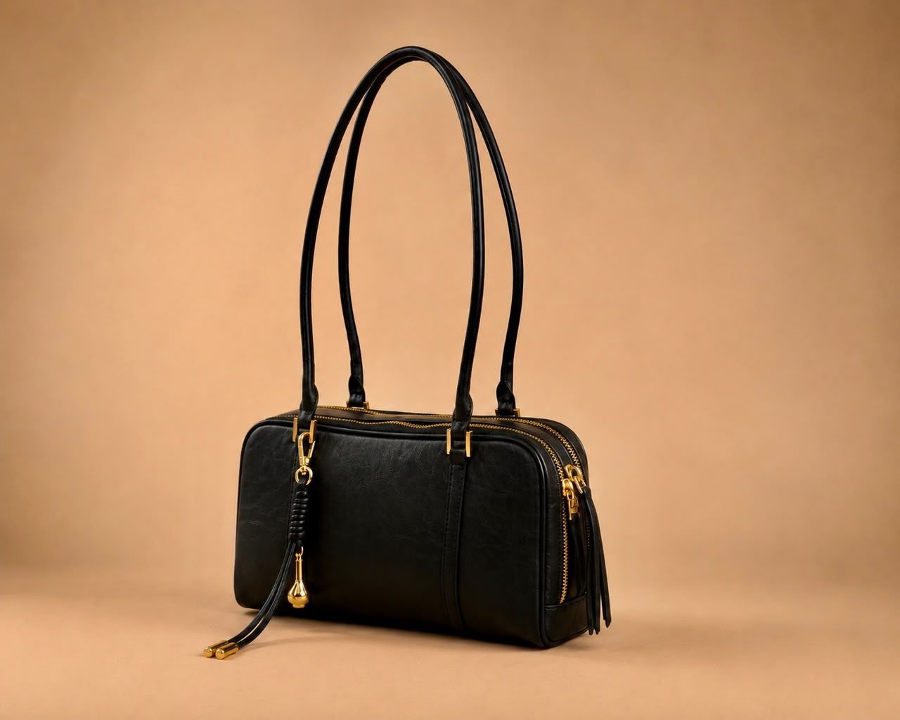 LIORAA Black Shoulder Bag