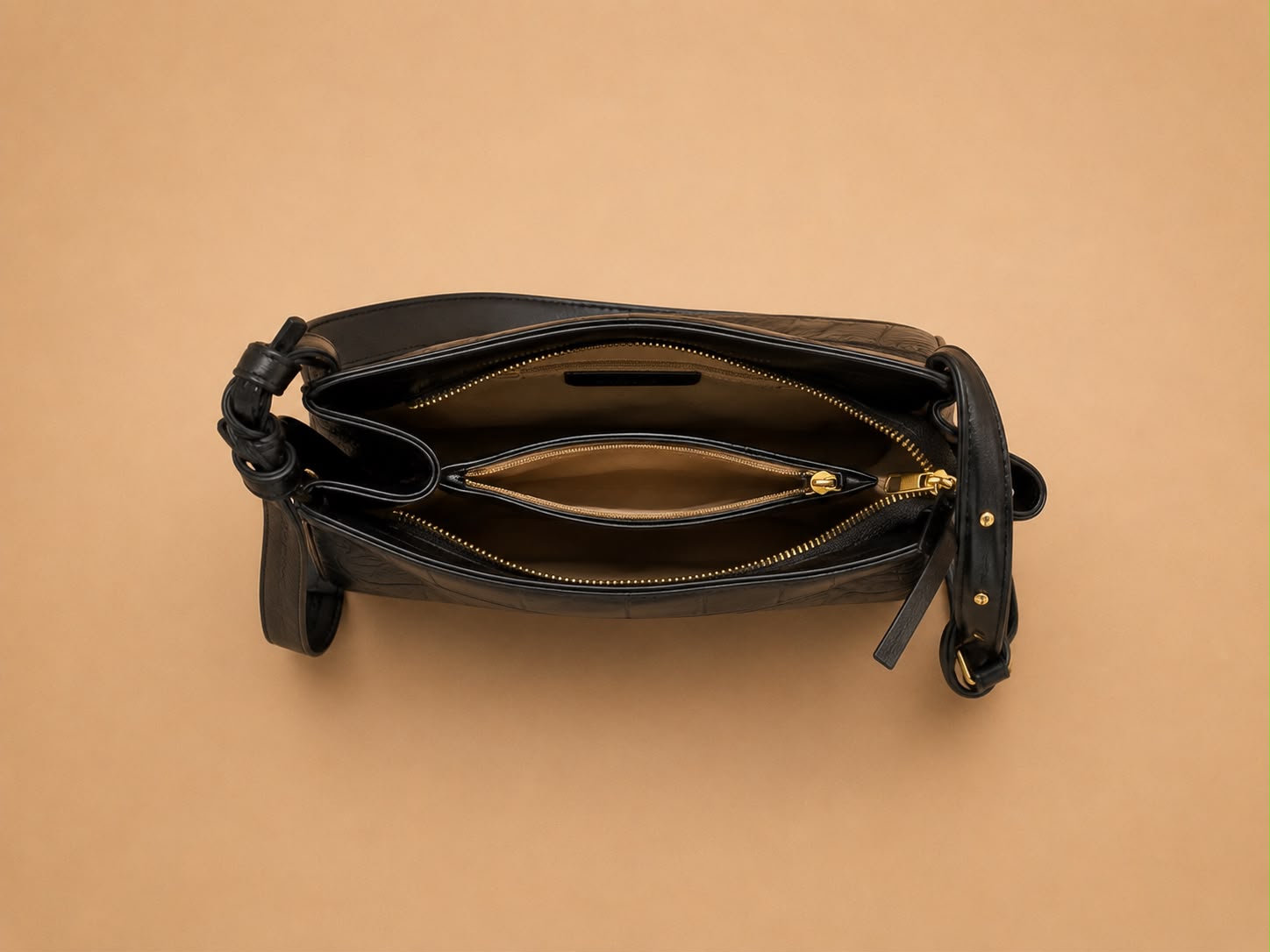LIORAA Verona Black Shoulder Bag