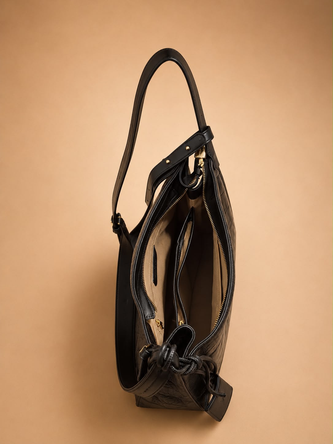 LIORAA Verona Black Shoulder Bag