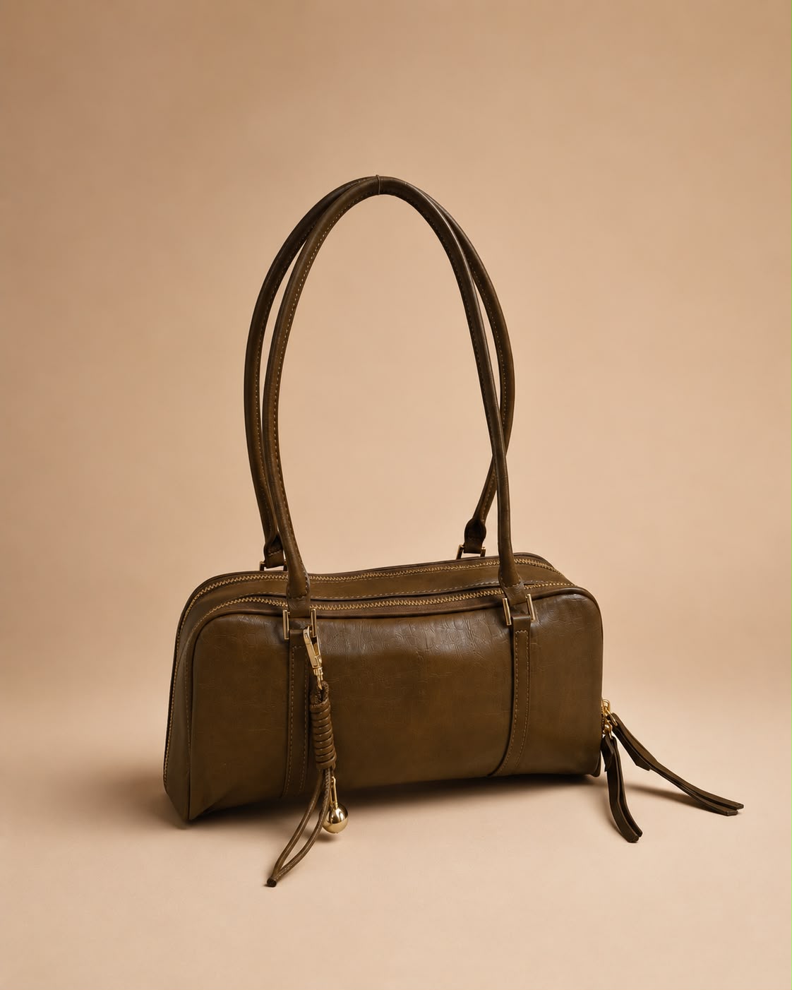 LIORAA Camel Shoulder Bag
