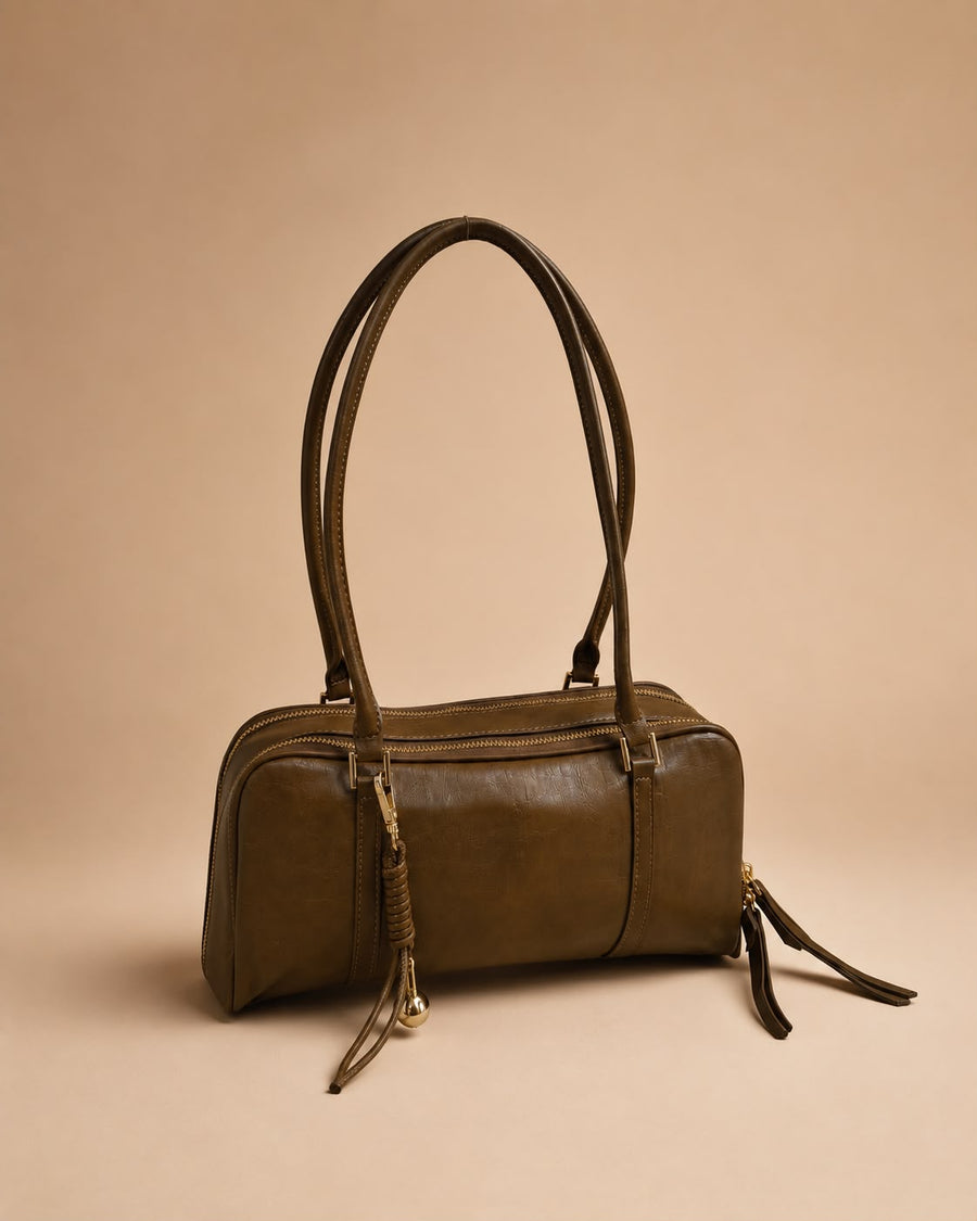 LIORAA Camel Shoulder Bag
