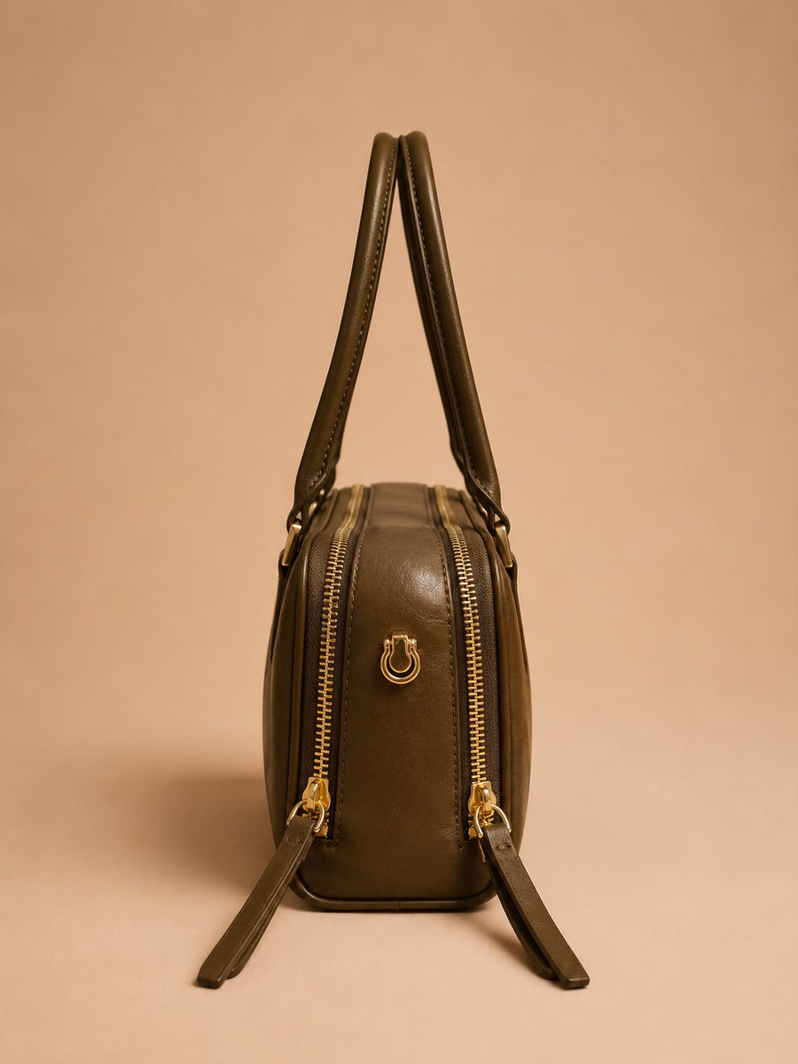LIORAA Camel Shoulder Bag