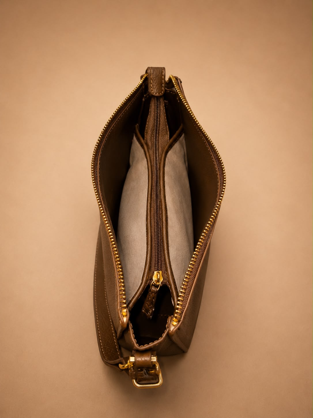 LIORAA Mocha Luxe Shoulder Bag