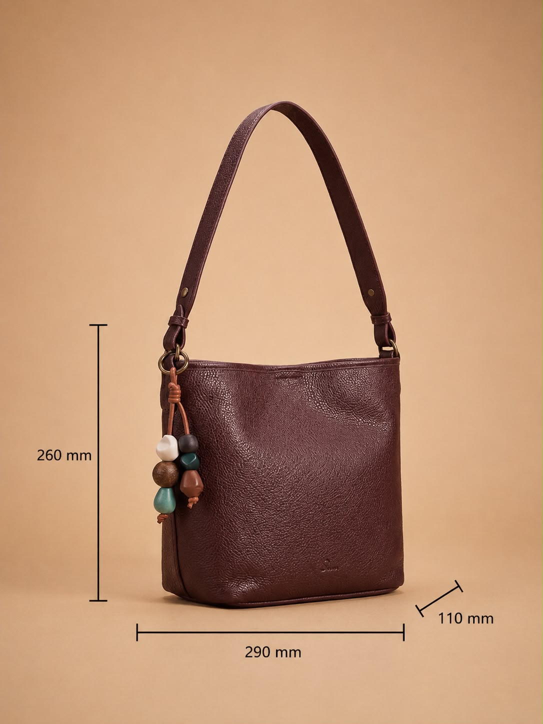 LIORAA Cocoa Artisan Hobo