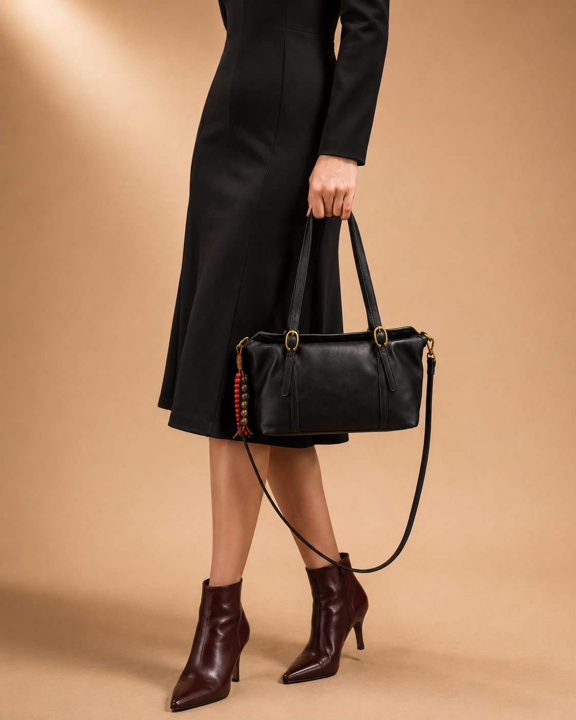 Black Grace Hobo Bag