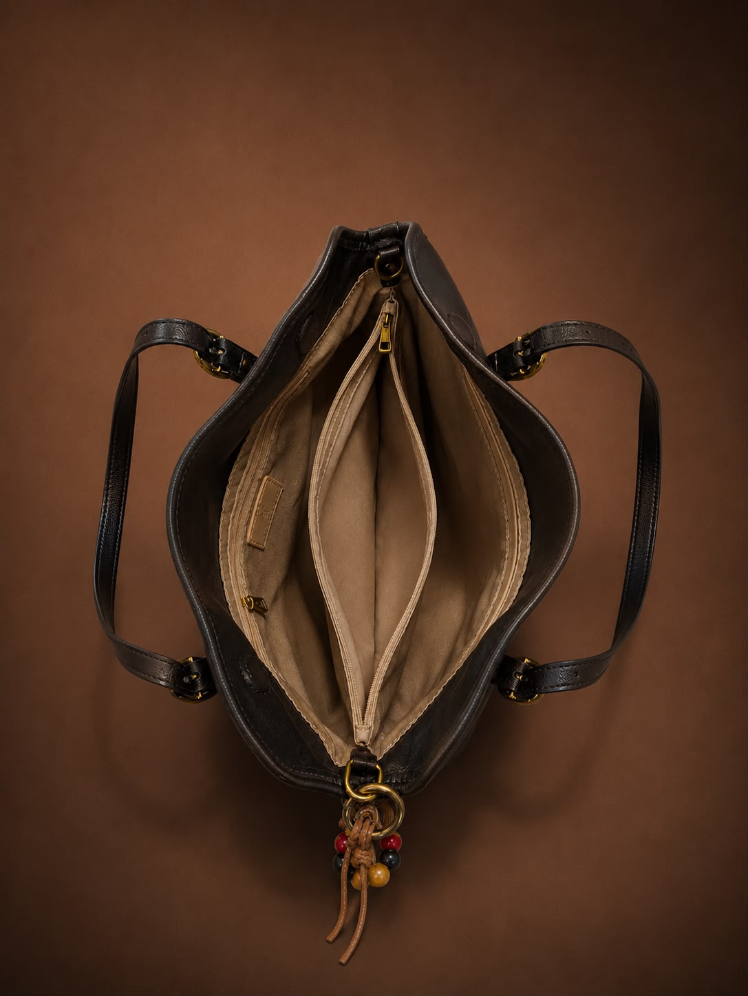 LIORAA Coffee Grace Hobo Bag