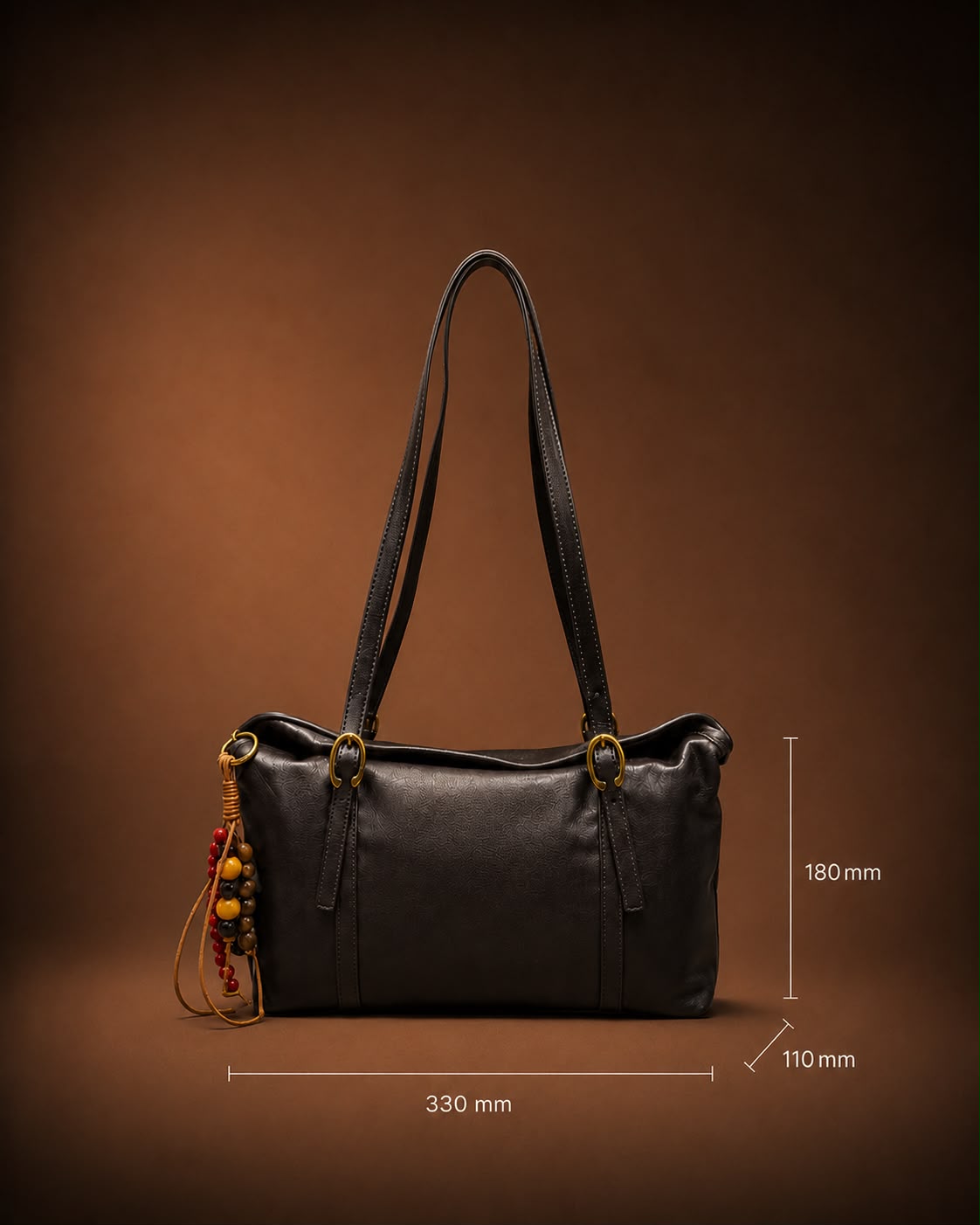 LIORAA Coffee Grace Hobo Bag
