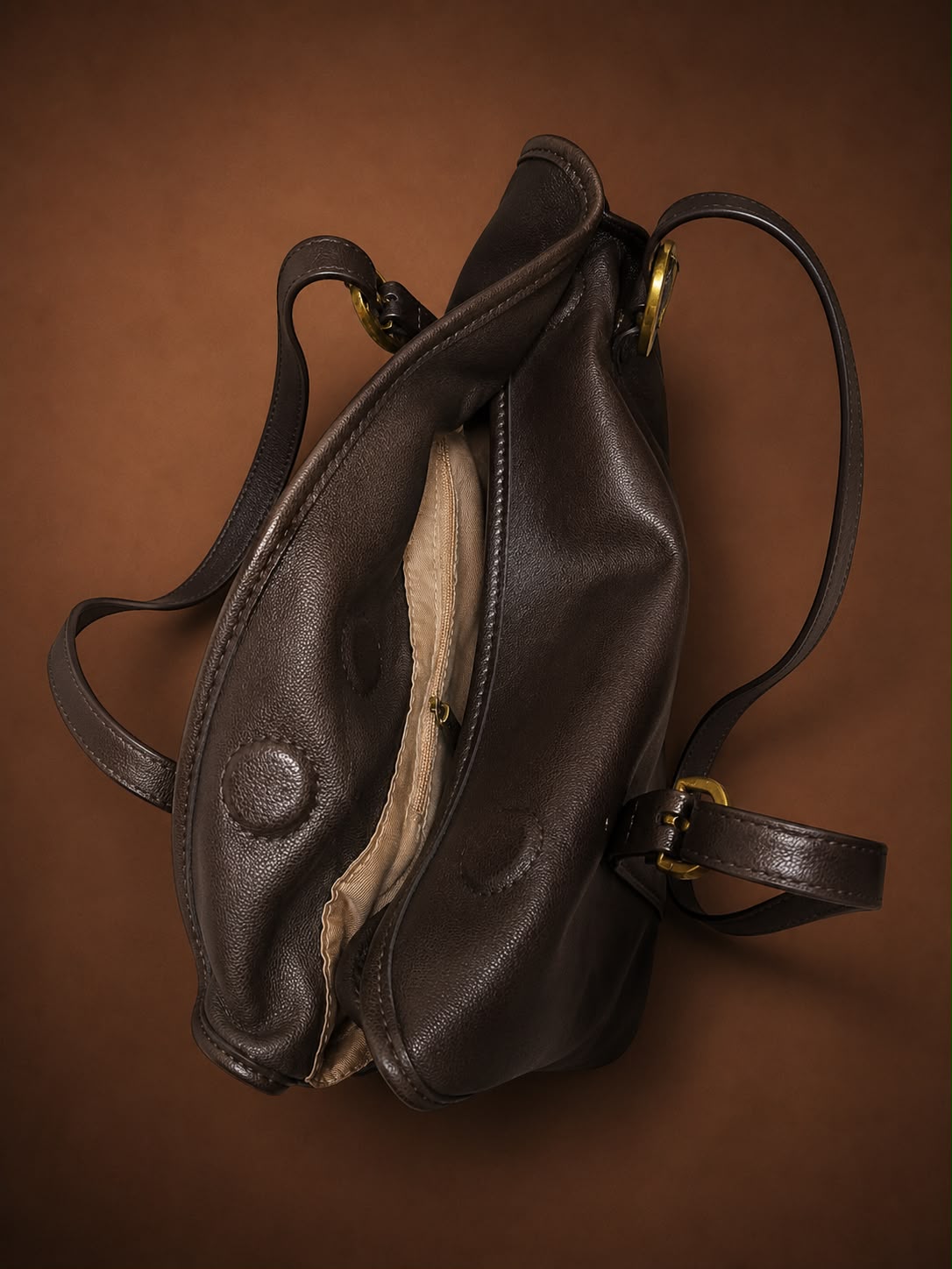 LIORAA Coffee Grace Hobo Bag