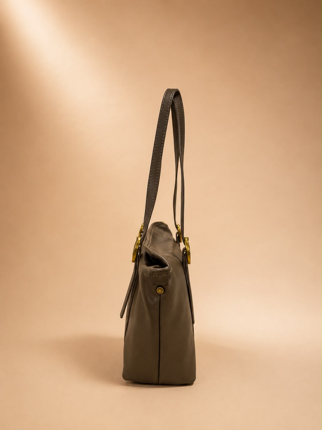 LIORAA Dark Khaki Grace Hobo Bag