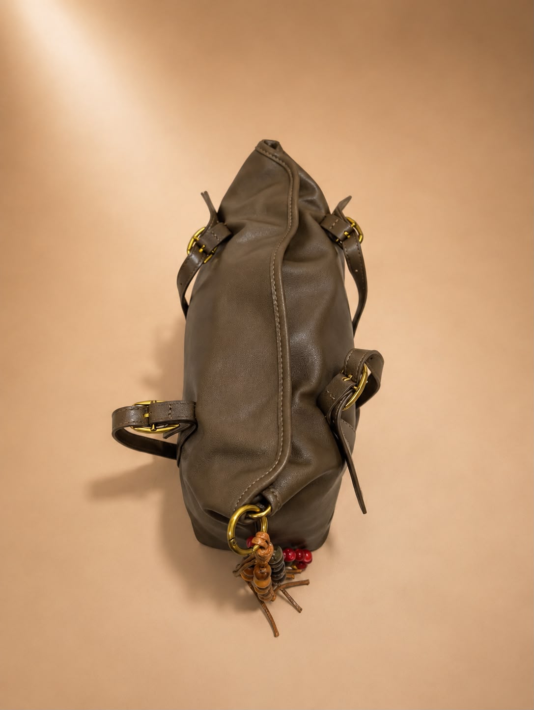 LIORAA Dark Khaki Grace Hobo Bag