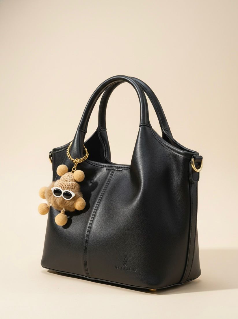 Noir Soft Hobo Sling Bag