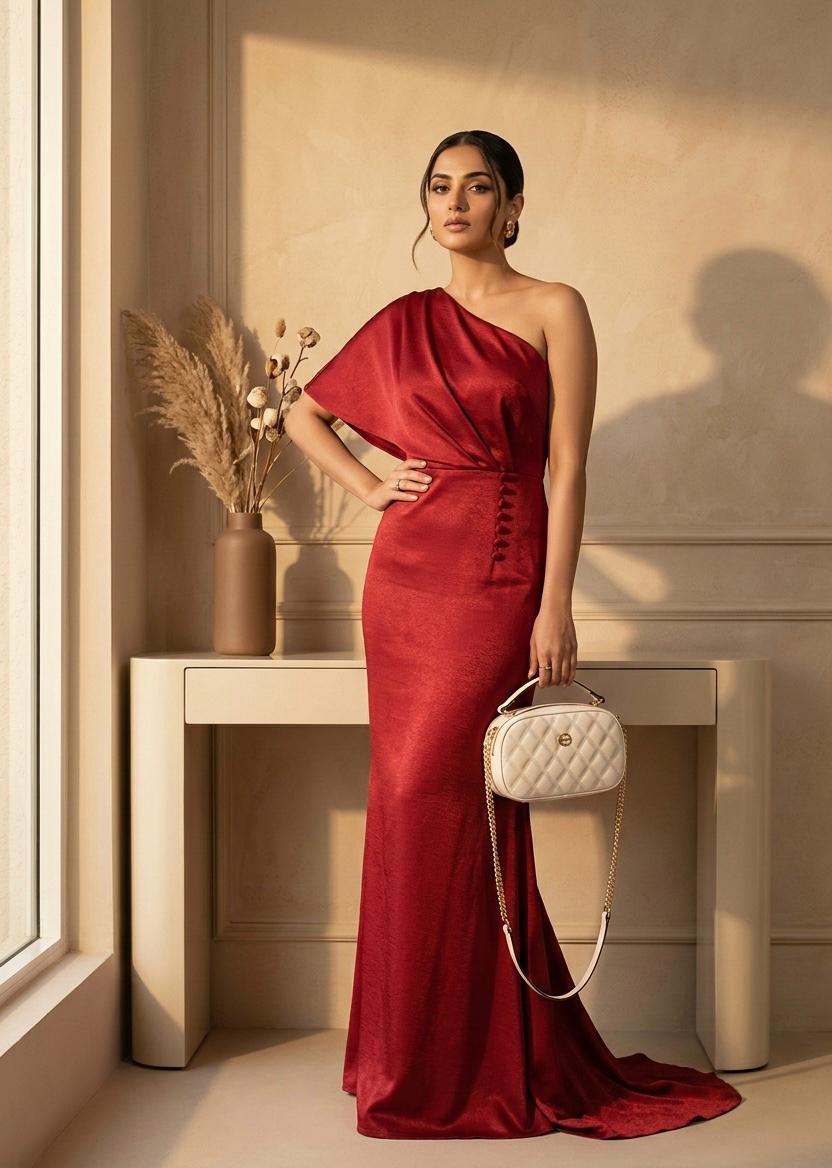 Ivory Quilted Crossbody Bag