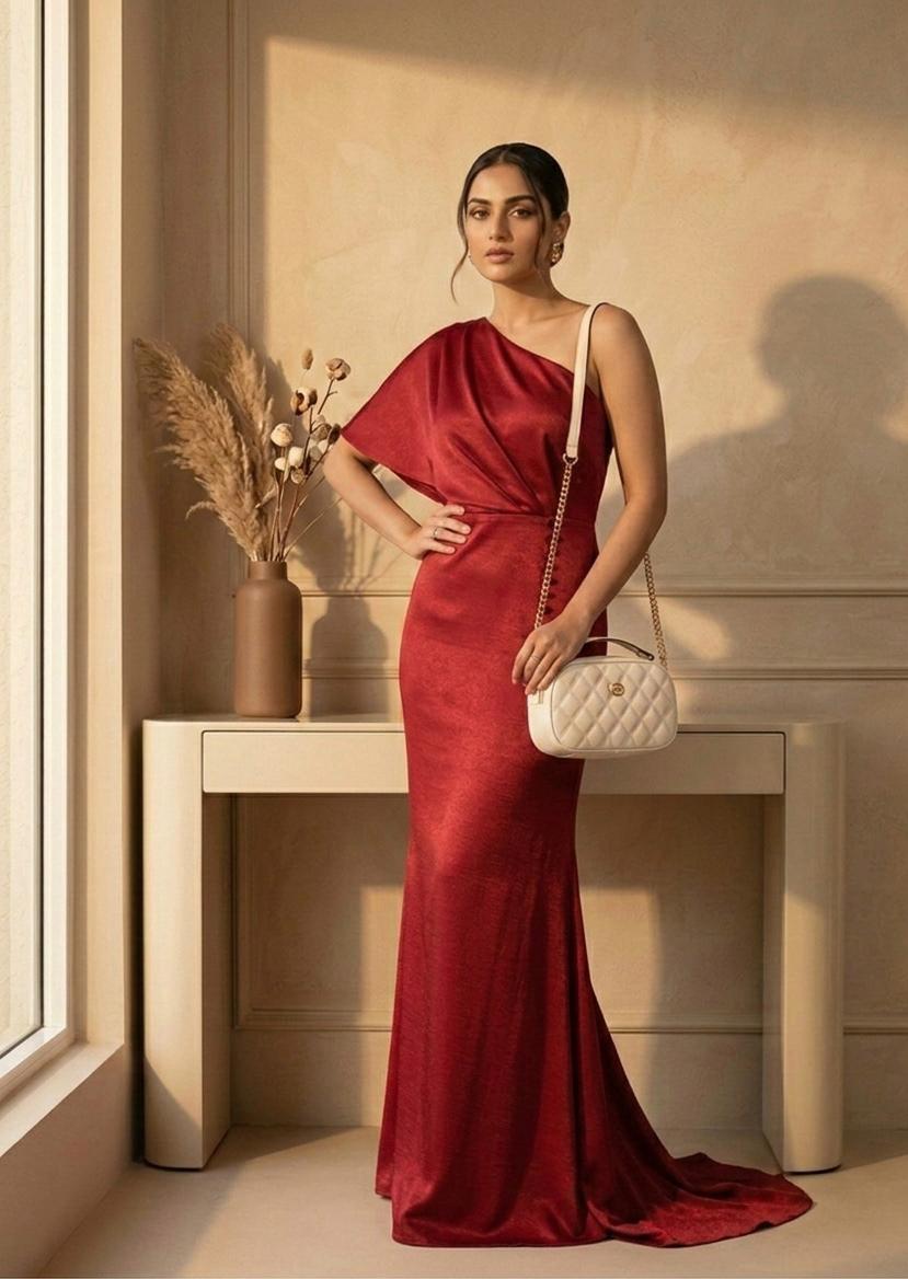 Ivory Quilted Crossbody Bag