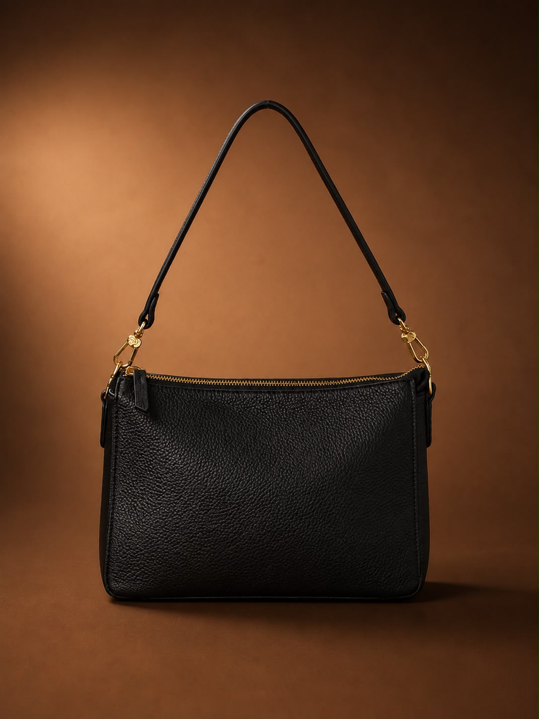 LIORAA Black Luxe Shoulder Bag