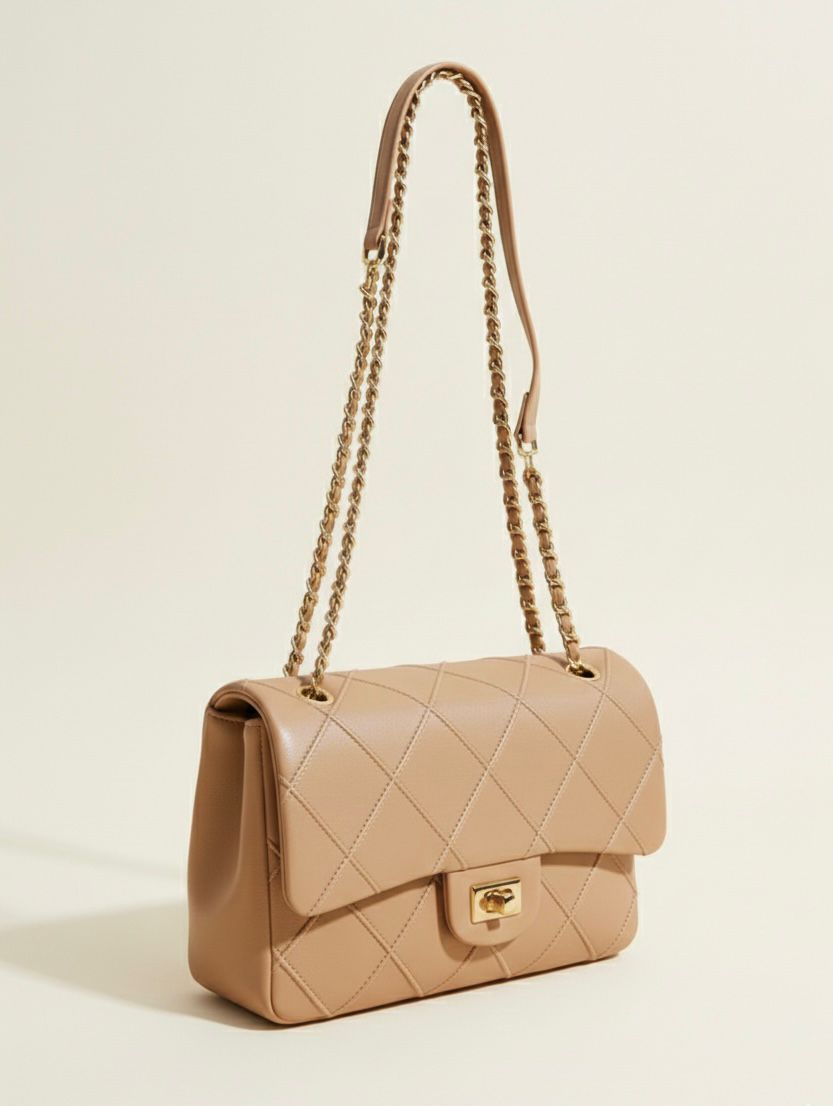The Mocha Luxe Shoulder Bag
