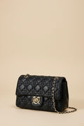 Noir Charm Black Sling Bag
