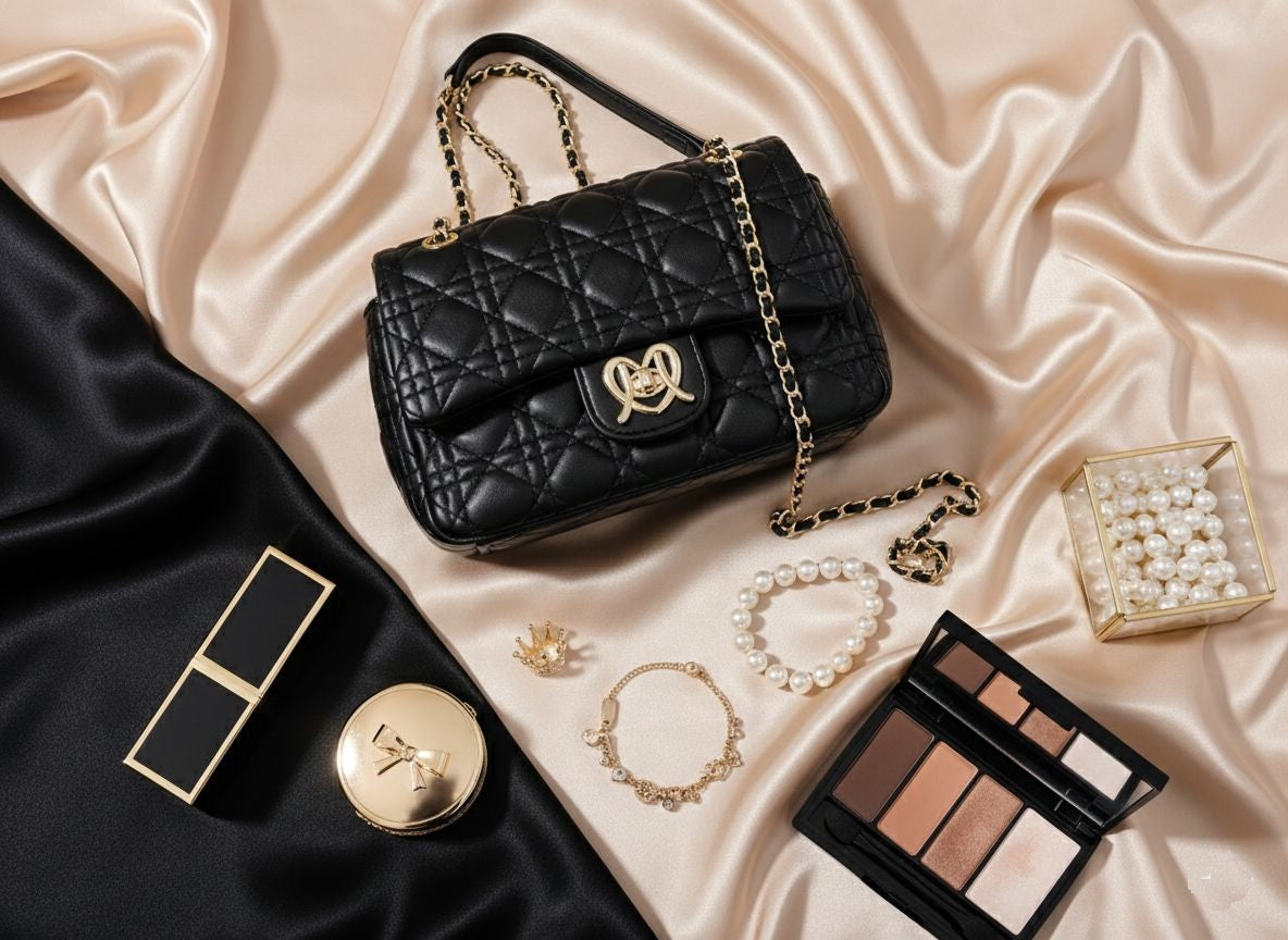 Noir Charm Black Sling Bag