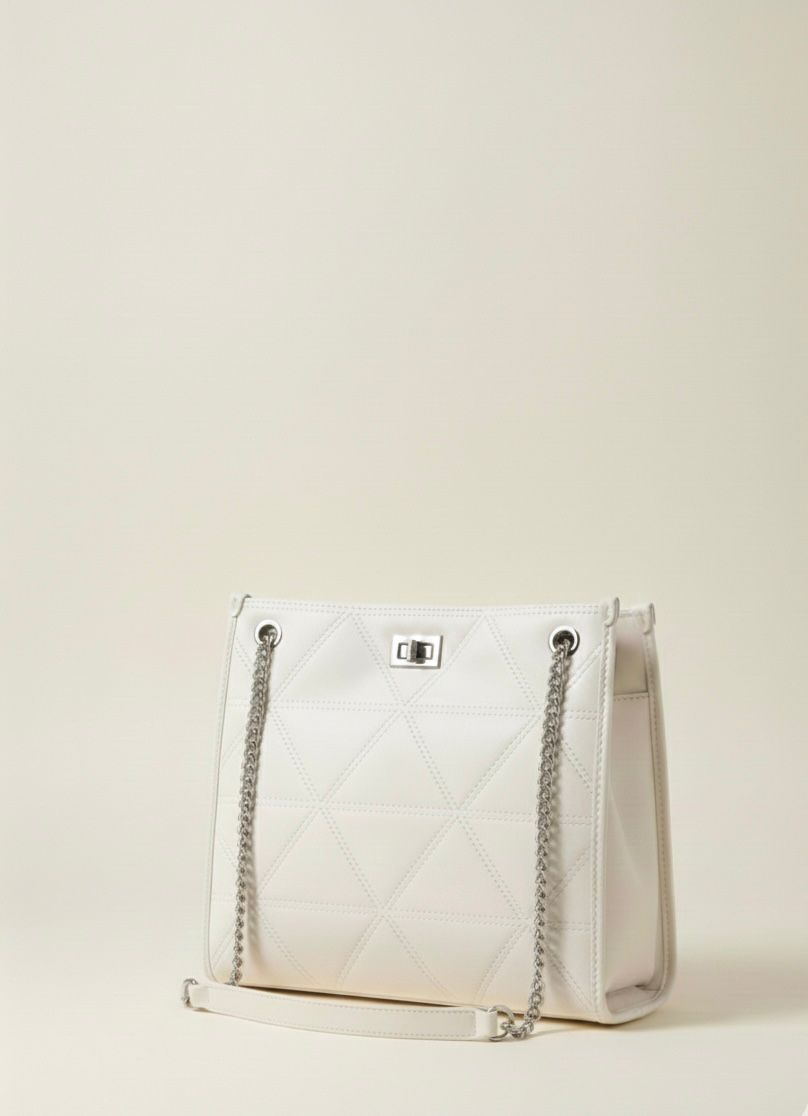 Ivory Prism Tote Bag