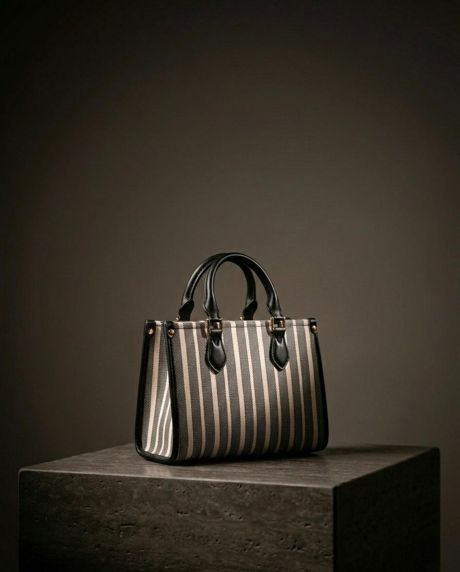 Royal Stripe Handbag