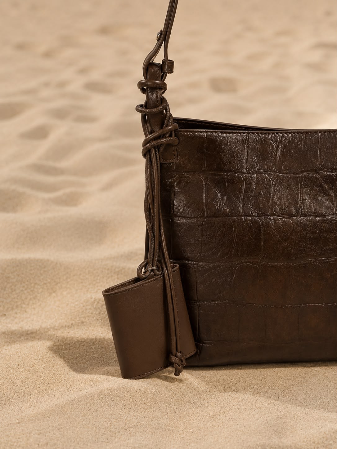 LIORAA Verona Brown Shoulder Bag