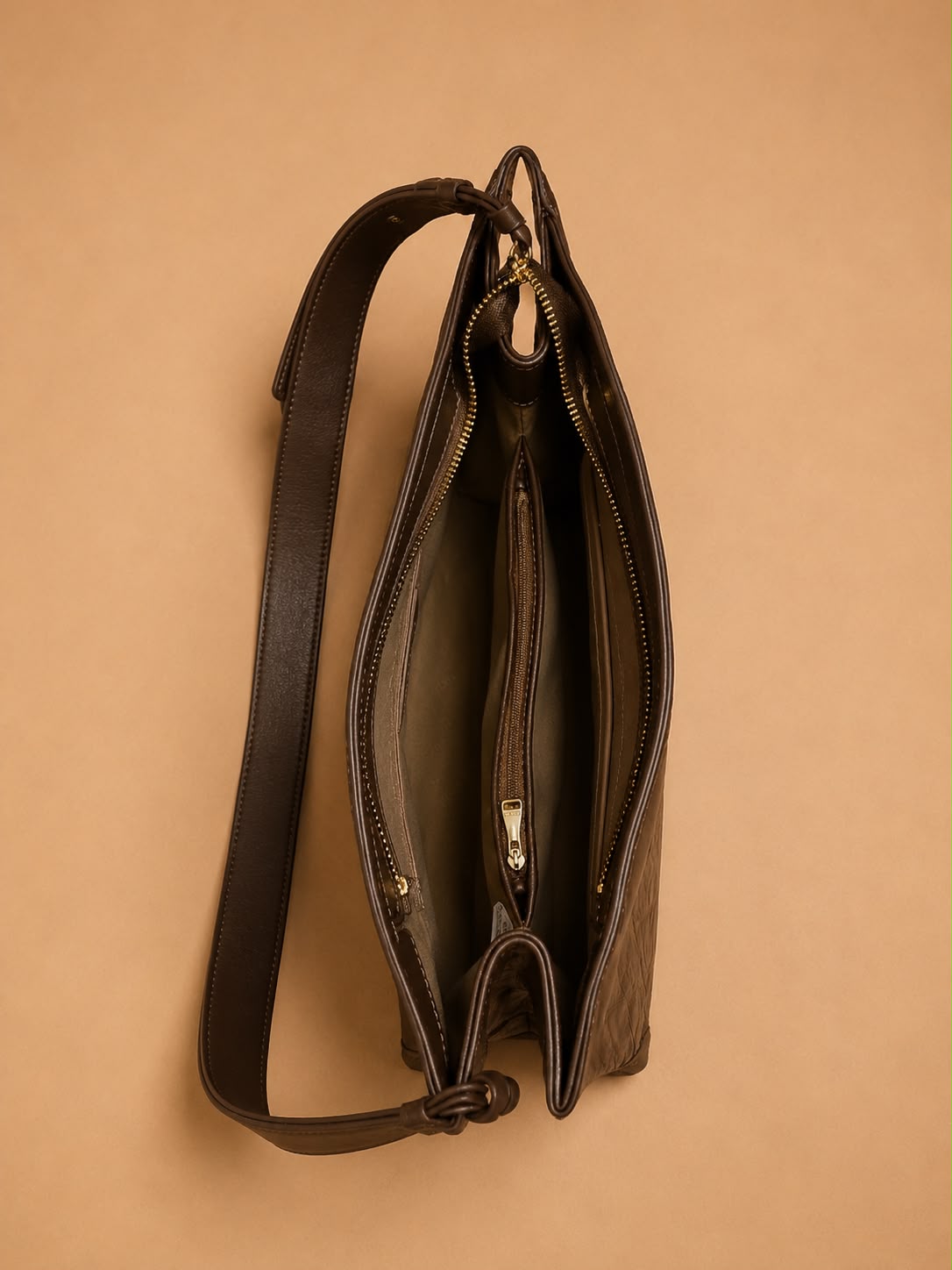LIORAA Verona Brown Shoulder Bag